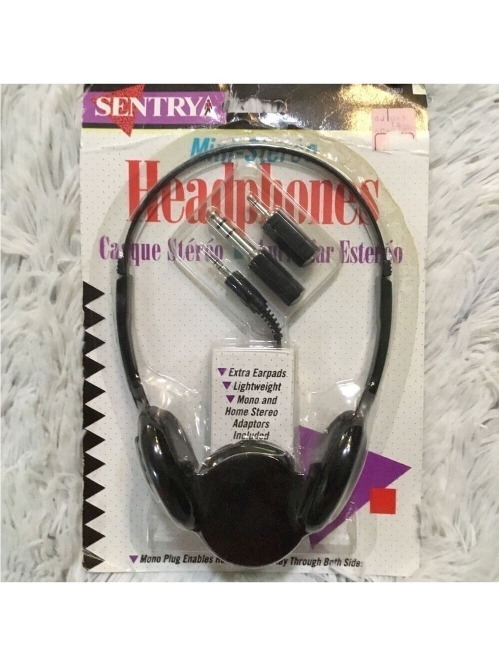 SENTRY mini stereo headphones new in package never opened